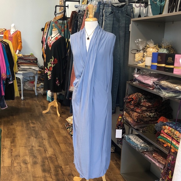 Unknown Dresses & Skirts - Casual Blue Maxi Dress